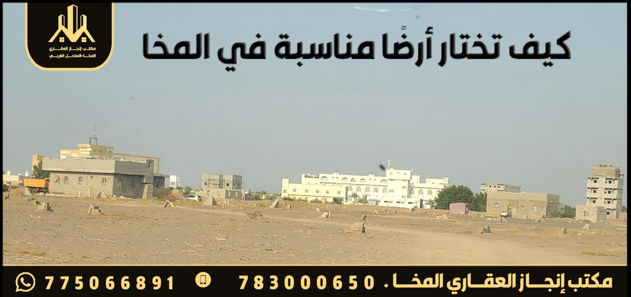 كيف تختار أرضًا مناسبة في المخا؟